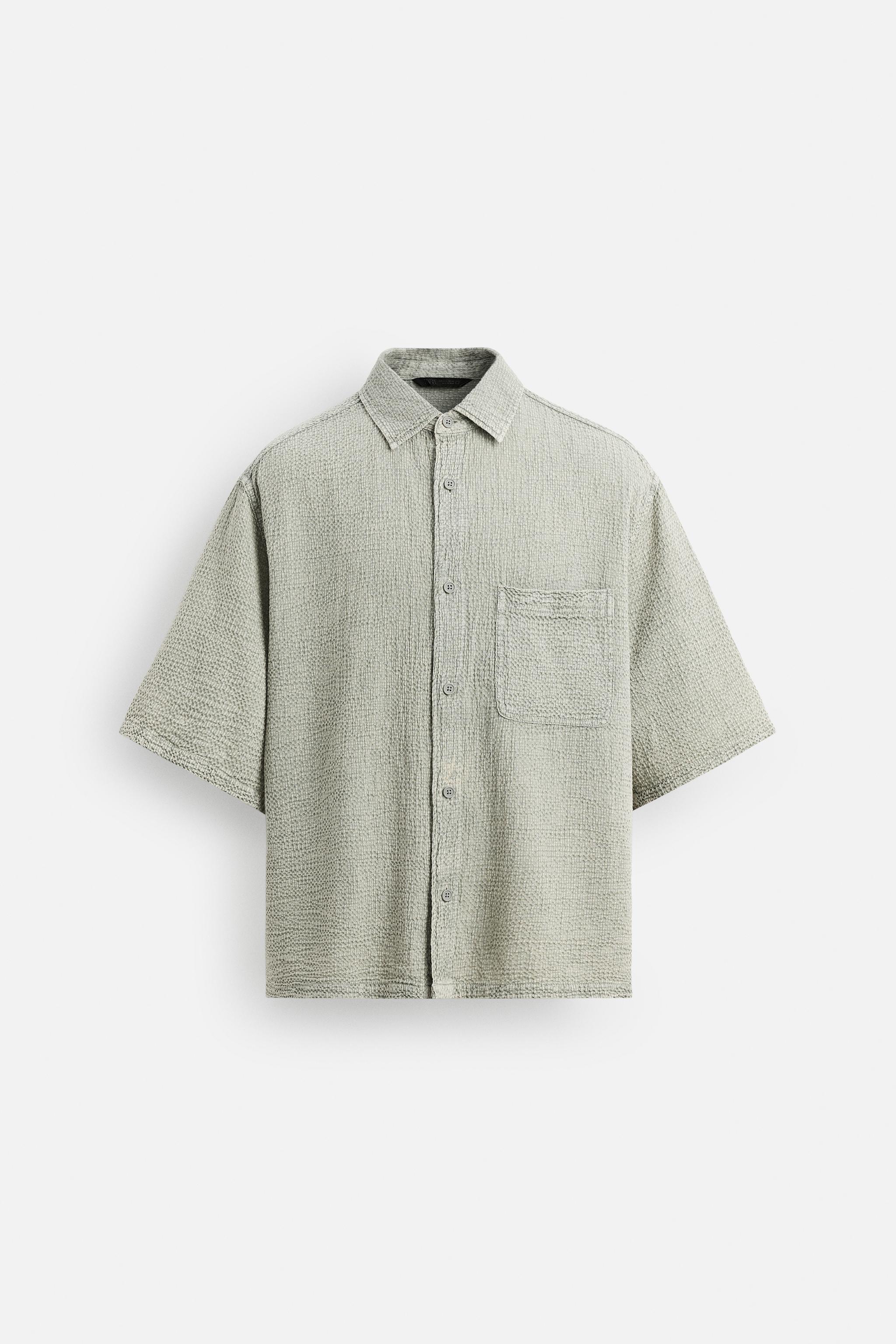 WASHED TEXTURE SHIRT